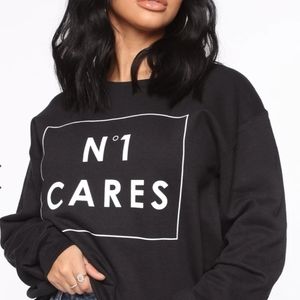Fashion Nova - No1 Cares Sweater